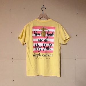 Simply Southern Yellow Short Sleeve Tee